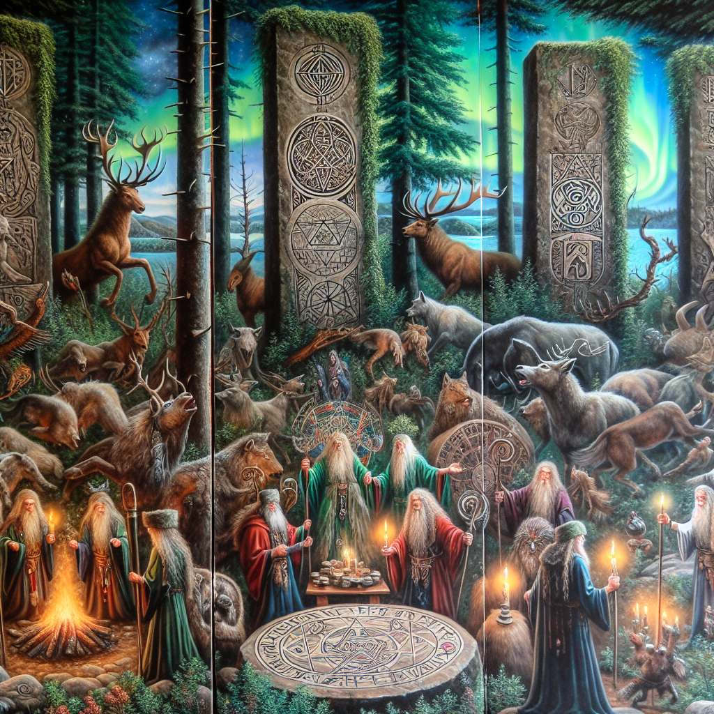 Norse myths, spiritual stories, ancient legends, pagan lore, magickal traditions