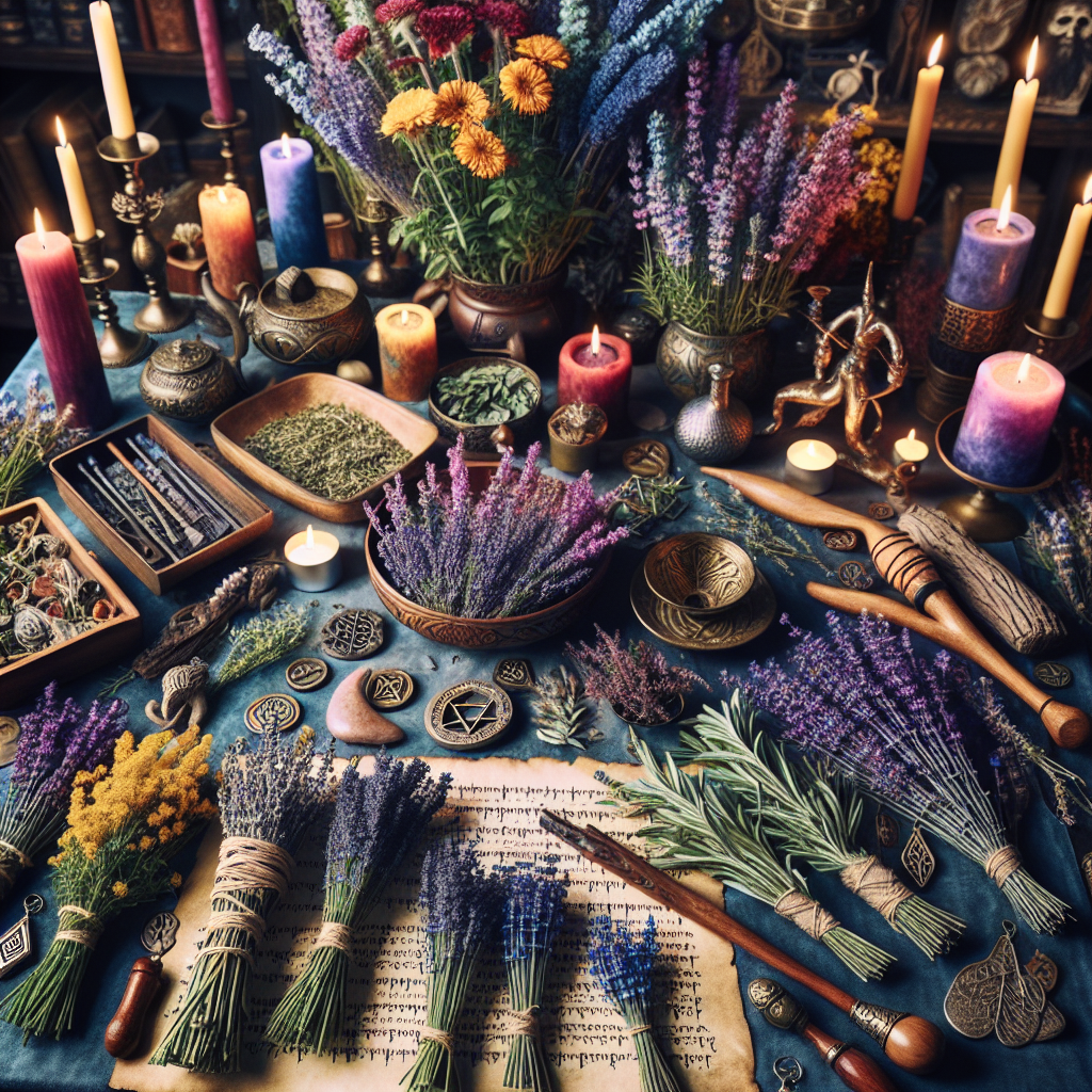 Magickal herbs, spellwork plants, spiritual tools, ritual healing, natural magick