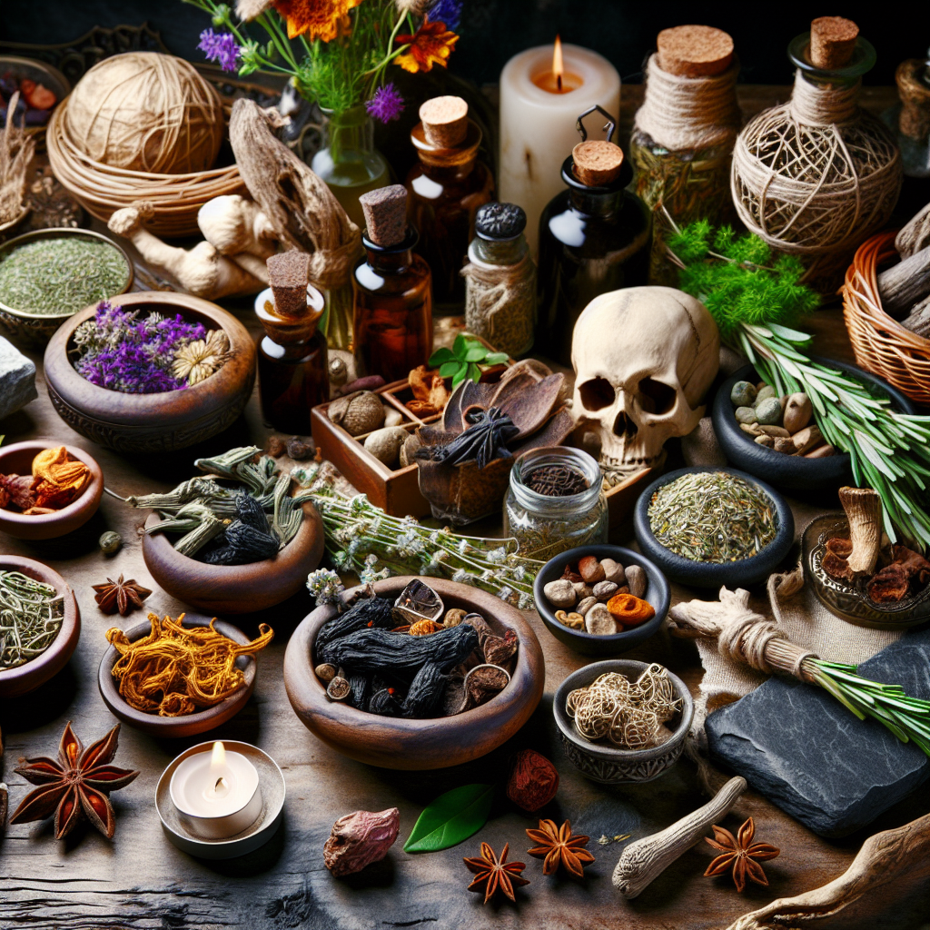 magical herbs, Hoodoo roots, spiritual practices, folk magic, Hoodoo ingredients