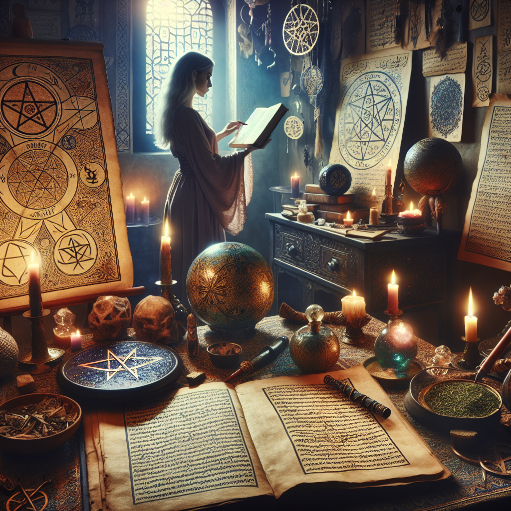 Advanced magick, experienced witchcraft, spiritual mastery, magical practices, witch knowledge