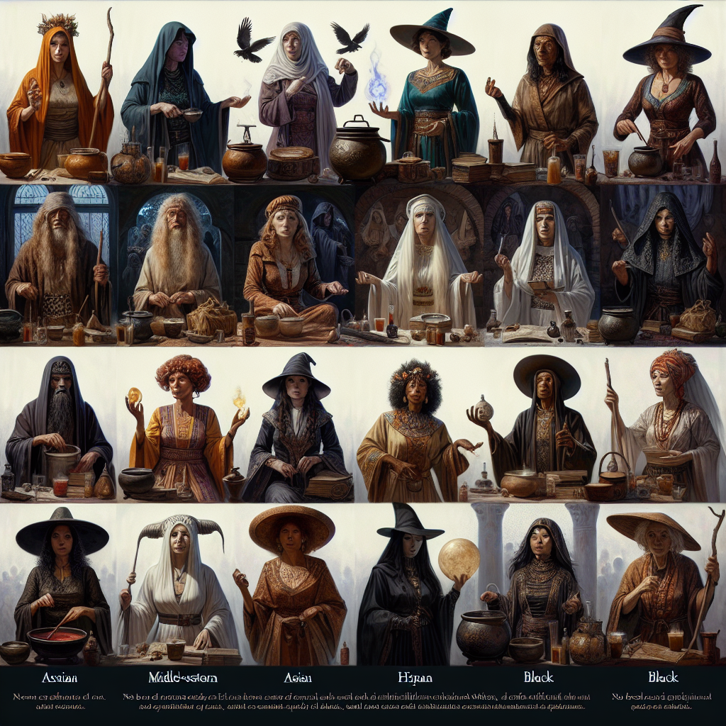 Notable witches, historical figures, witchcraft pioneers, spiritual influencers, famous witches