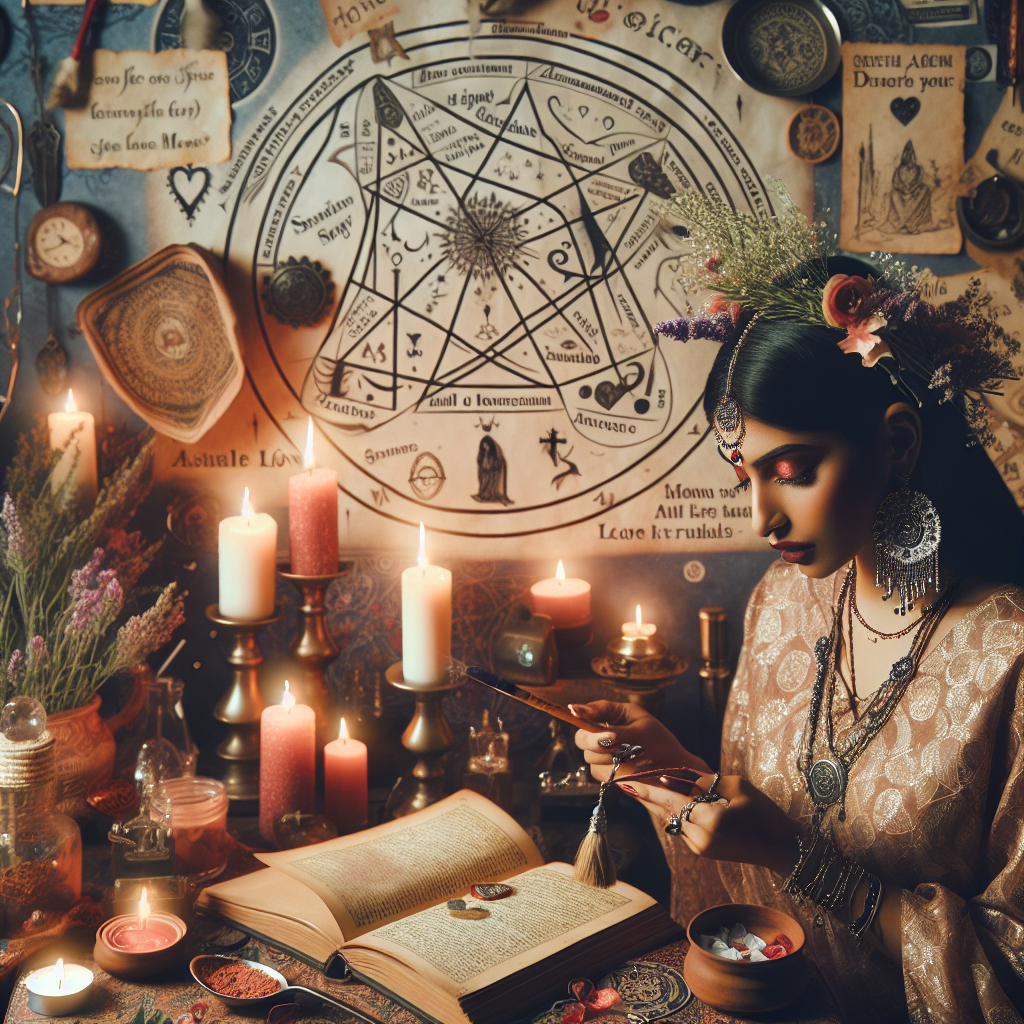 Easy love spells, attraction rituals, simple magick, spiritual love, witchcraft practices