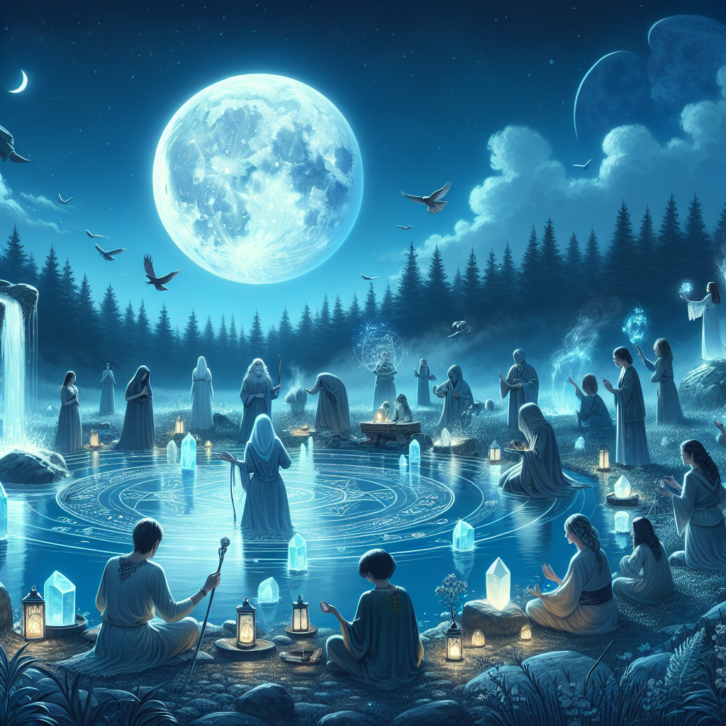 Full moon spells, cleansing rituals, lunar magick, renewal practices, spiritual refresh