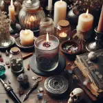 Candle magick, daily rituals, fire spells, magical practices, spellcraft routine