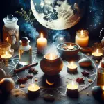 Full moon spells, lunar rituals, moon magic, spiritual practices, moon energy