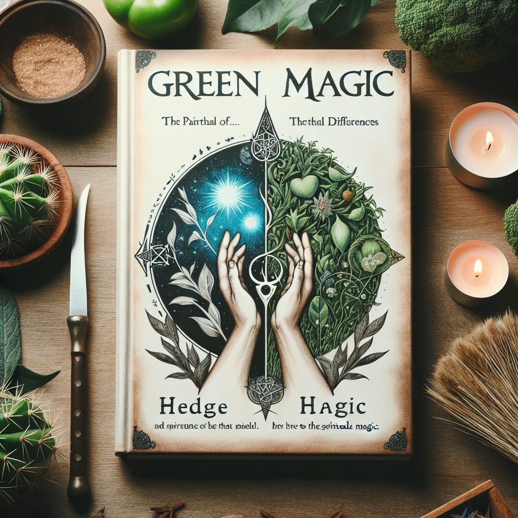 Green vs. hedge witchcraft, witchcraft paths, spiritual differences, magic comparison, natural magic