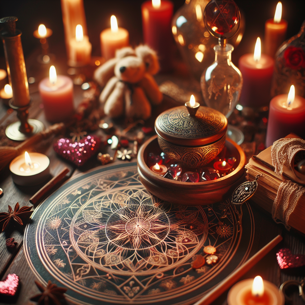 Love spells, attraction rituals, romantic magick, spellwork for love, spiritual love