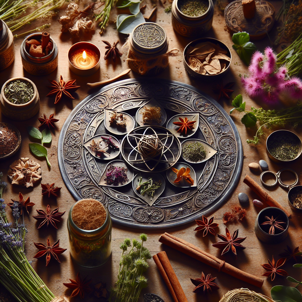 Magickal herbs, spiritual plants, magical uses, herbal practices, witchcraft rituals