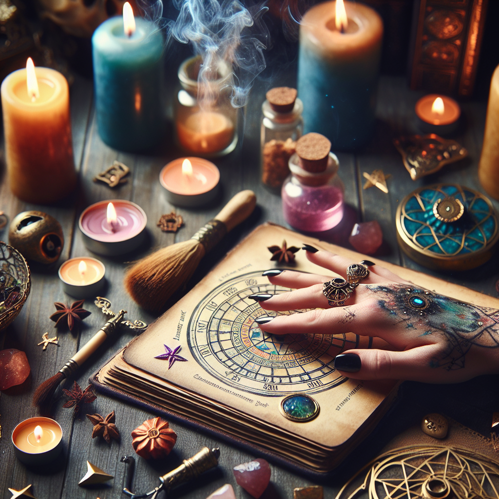 Magickal rituals, spiritual self, personal power, magick practices, spiritual alignment