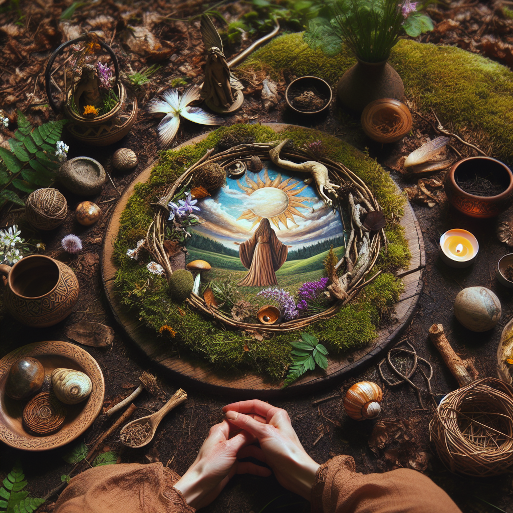 Nature connection, pagan spirituality, earth honoring, nature-based practices, pagan rituals