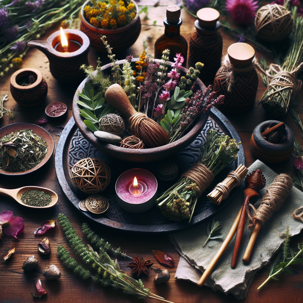 Norse magick herbs, spiritual plants, magical uses, herbal rituals, Viking practices