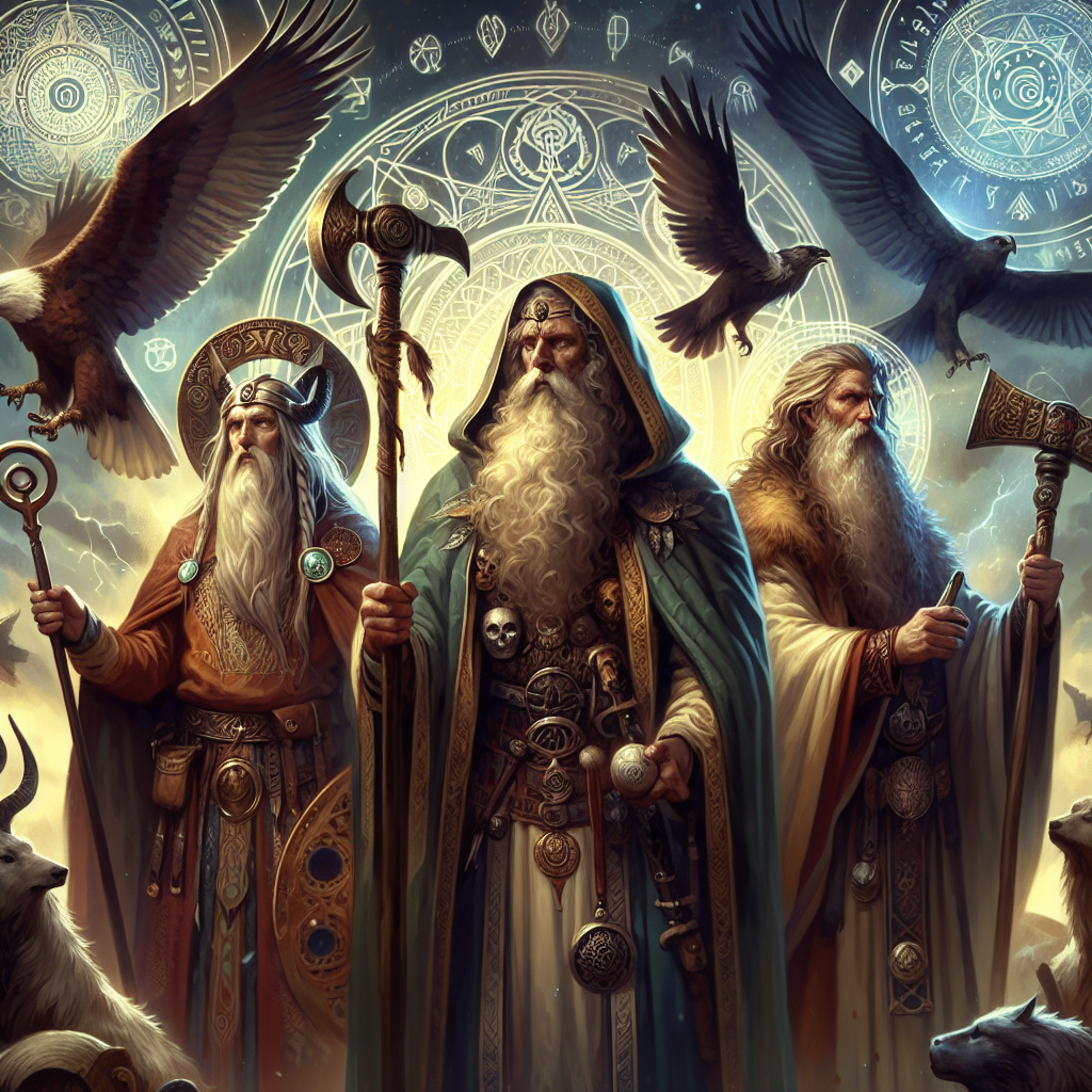 Norse pagan figures, spiritual history, notable deities, influential pagans, magickal leaders