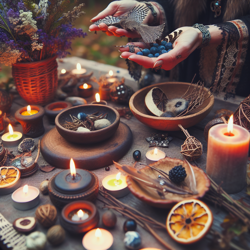 Pagan and witchcraft rituals, shared traditions, spiritual practices, ceremonial magic, nature-based spells