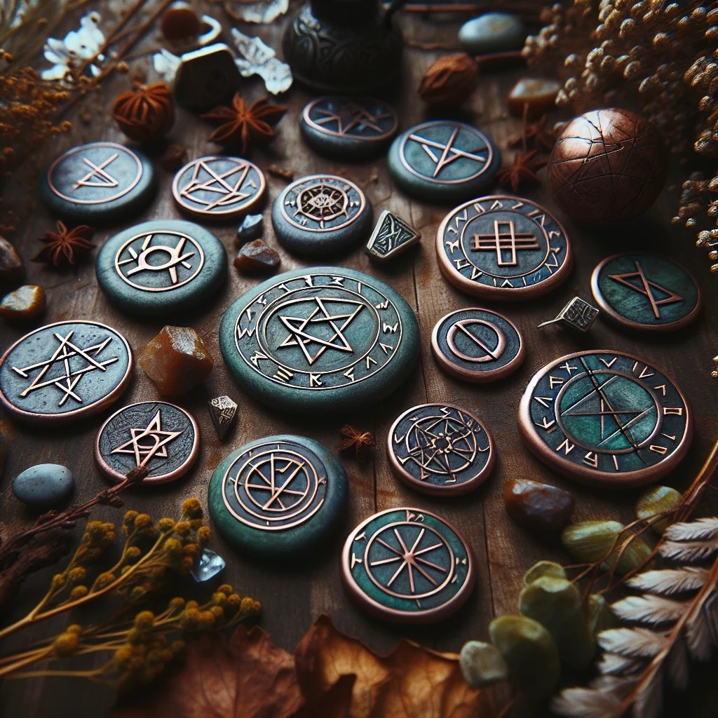 Pagan runes, witchcraft symbols, magical meanings, spiritual tools, rune practices