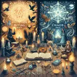 Ritual vs. chaos magick, magical differences, spiritual paths, comparative magick, spell comparison