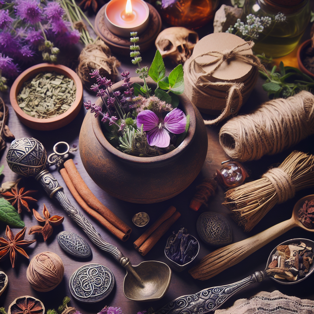 Sacred herbs, witchcraft plants, pagan magick, herbal spellcraft, spiritual healing