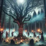 Sacred trees, Norse paganism, spiritual nature, magickal practices, tree rituals