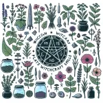 Wiccan herbs, magical plants, herbal uses, witchcraft plants, plant-based spells