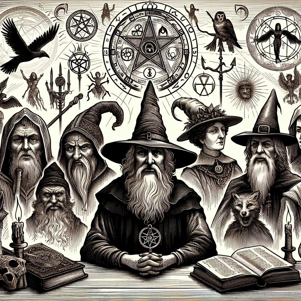 Witchcraft and pagan figures, historical leaders, spiritual pioneers, magickal influences