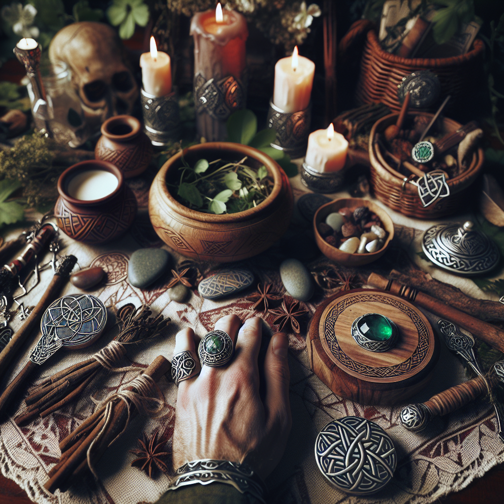 Celtic spells, pagan magic, spiritual traditions, ancient rituals, cultural practices