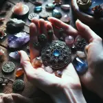 Crystals in magick, spiritual stones, Wiccan tools, pagan healing, magick practices