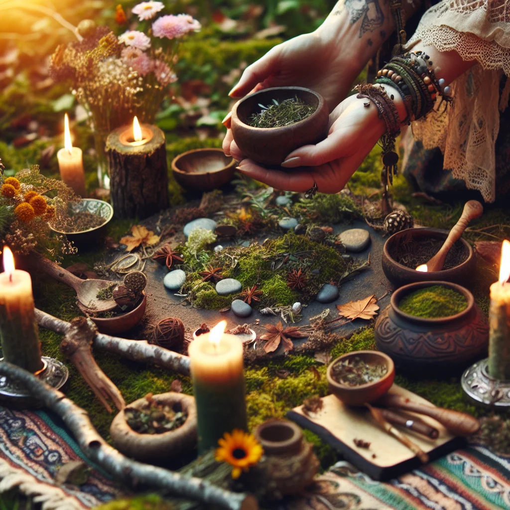 Earth rituals, pagan practices, honoring nature, spiritual ceremonies, nature magick