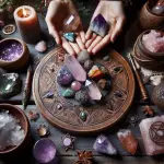 Healing crystals, magickal stones, spiritual empowerment, crystal spellwork, magick tools