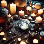 Norse moon rituals, full moon magick, lunar celebrations, pagan practices, moon spells