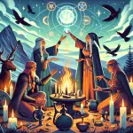 Norse pagan witches, spiritual rituals, magical practices, deity worship, Viking magic