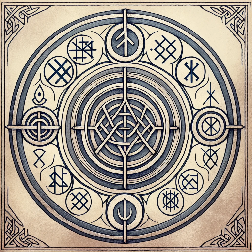 Norse symbols, sacred signs, runes meanings, Norse iconography, pagan symbolism