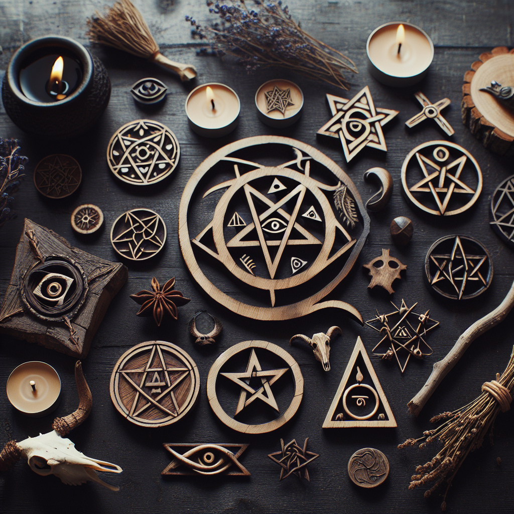 Pagan and witch symbols, sacred meanings, spiritual icons, common imagery, magical symbols