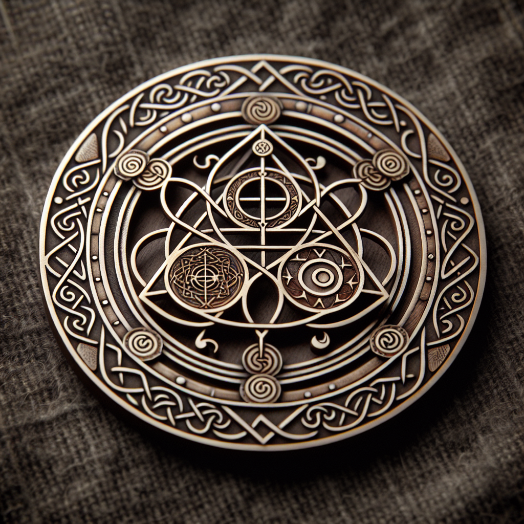 Sacred symbols, Celtic-Norse traditions, spiritual emblems, magickal icons, ritual symbols