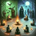 Group vs. solitary, pagan practices, witchcraft paths, spiritual rituals, community magick