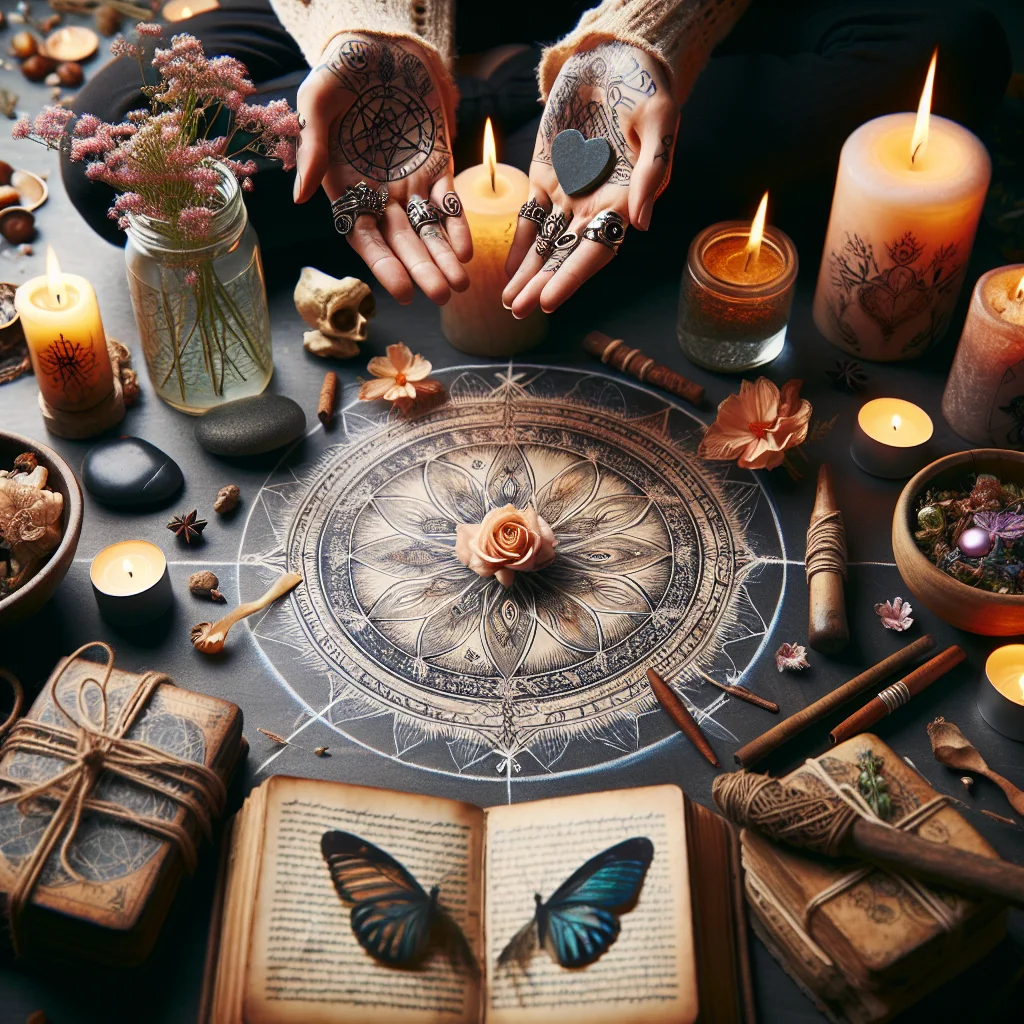 Healing spells, Wiccan witchcraft, pagan magick, mind-body-spirit, spiritual rituals