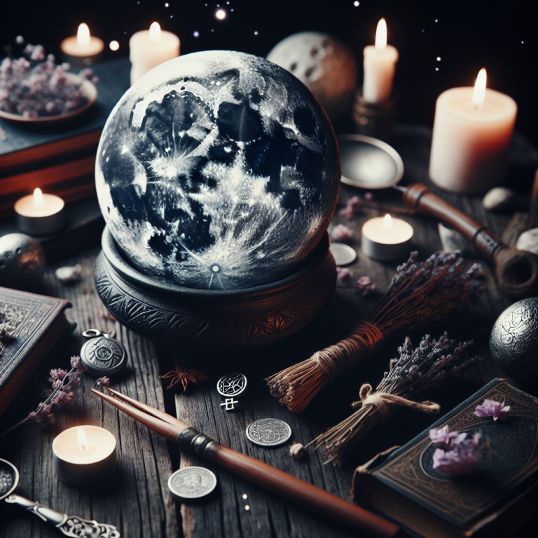 Moon spells, lunar magick, witchcraft rituals, moon phases, full moon practices
