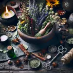 Sacred herbs, witchcraft plants, pagan rituals, spiritual uses, herbal magic