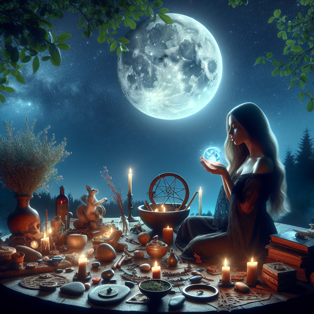 full moon guide, lunar rituals, beginner magic, witchcraft tips, moon energy