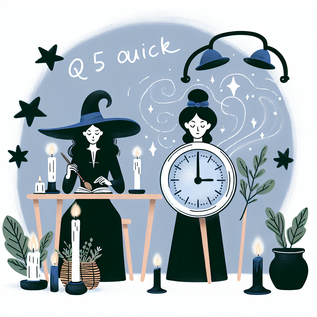 quick spells, busy witches, beginner magic, practical rituals, time-efficient spells