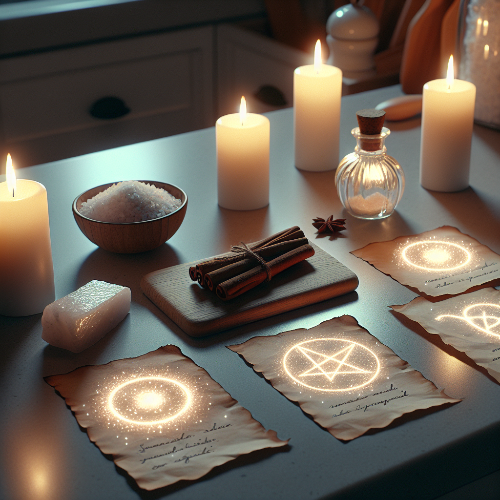 simple spells, everyday ingredients, beginner magic, practical witchcraft, easy rituals