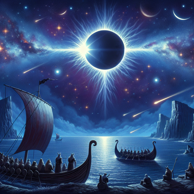 Understanding Solar Eclipses Through the Viking Lens