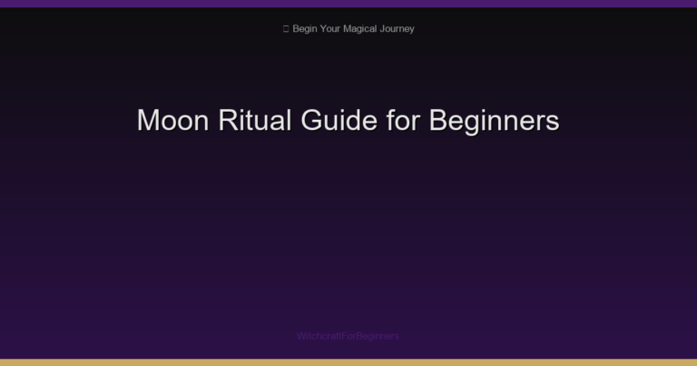 Moon Ritual Guide for Beginners