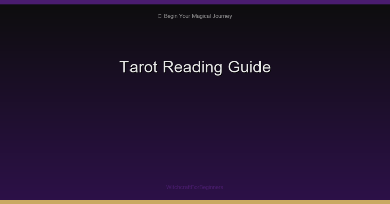 Tarot Reading Guide