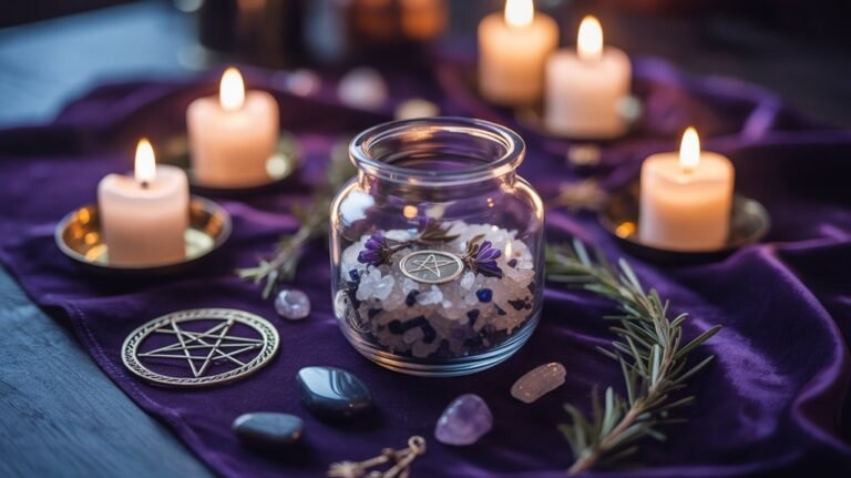 crafting a protective spell jar