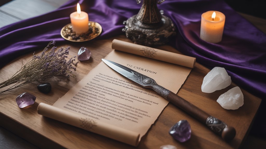 cleansing and consecrating tools