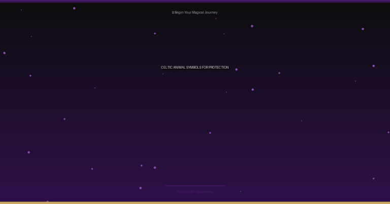 Celtic Animal Symbols for Protection