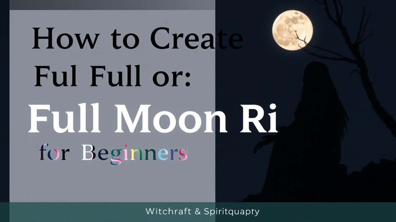 How to Create a Full Moon Ritual for Beginners in 10 Easy Steps ...