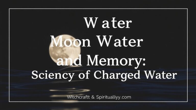 Moon Water And Memory The Science Of Charged Water