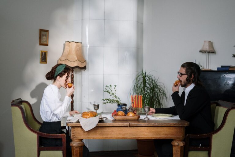 A calm, atmospheric scene evoking judaism sabbath shabbat holiness.
