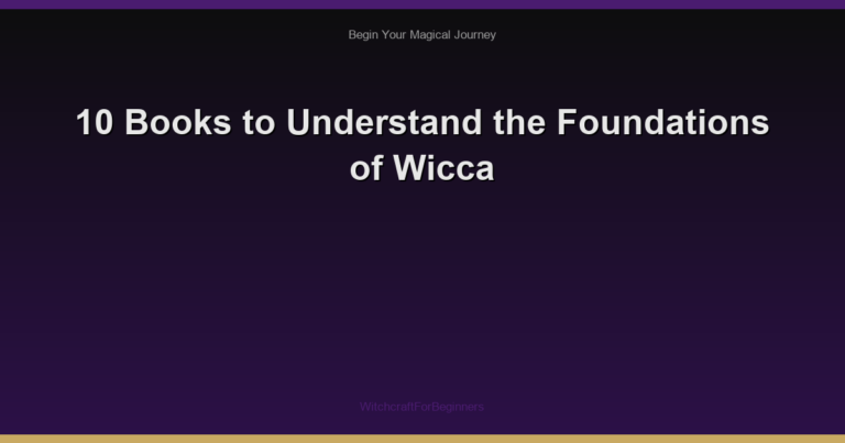 10 Books to Understand the Foundations of Wicca