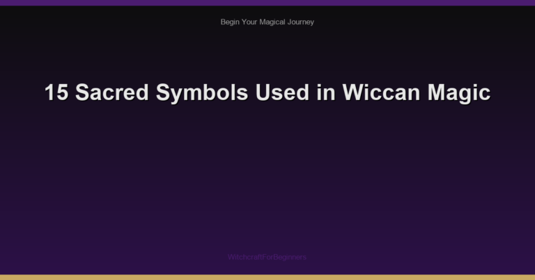 15 Sacred Symbols Used in Wiccan Magic